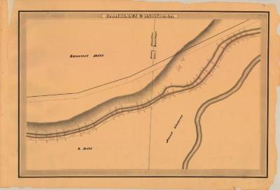 Erie Canal Survey, Camillus and Onondaga showing Town Line and Steaves