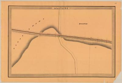 Erie Canal Survey, Manlius showing Cedar Swamp and Burdick