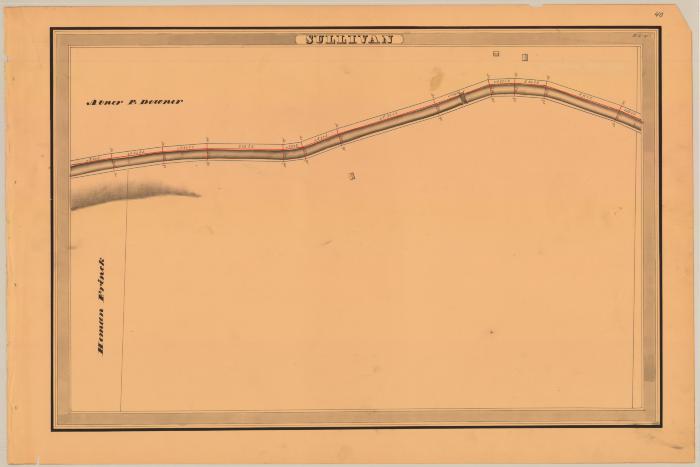 Erie Canal Survey, Sullivan showing Downer and Frinck
