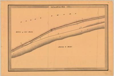 Erie Canal Survey, Manlius showing Reels and Hoar
