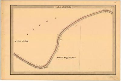 Erie Canal Survey, Manlius showing Swamp and Bogardus