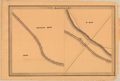 Erie Canal Survey, Camillus showing two views of the Canal and Dill