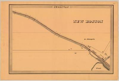 Erie Canal Survey, Sullivan showing New Boston and Chapin
