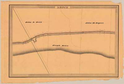 Erie Canal Survey, Lenox showing Webb and Rogers