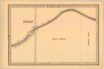 Erie Canal Survey, Elbridge showing Peru and Simson