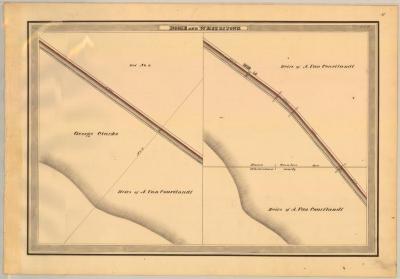 Erie Canal Survey, Rome and Whitestown showing Clarke and Van Courtland 