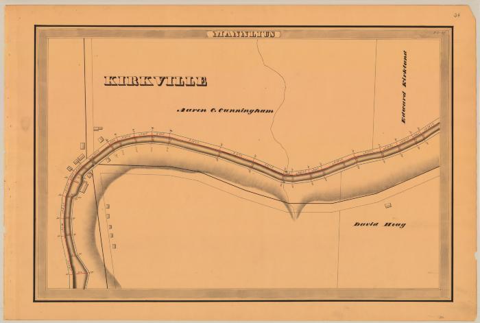Erie Canal Survey, Manlius showing Kirkville