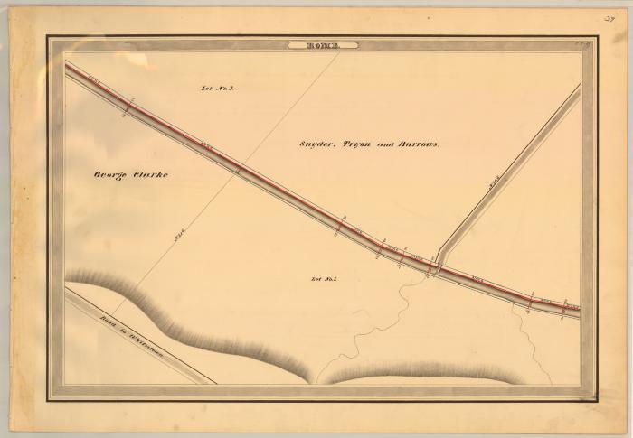 Erie Canal Survey, Rome showing Clarke and Snyder 