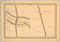 Erie Canal Survey, Verona showing two views of Canal and Brandy Creek 