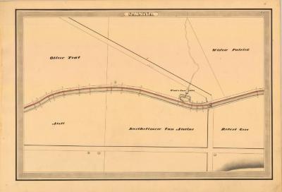 Erie Canal Survey, Salina showing Teal’s Saw Mill