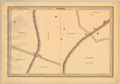 Erie Canal Survey, Verona showing Ennis and Loomis