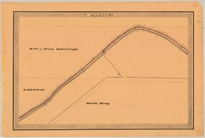 Erie Canal Survey, Manlius showing Spaninburgh and Hoag