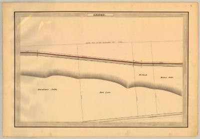 Erie Canal Survey, Lenox showing Nellis and Hale