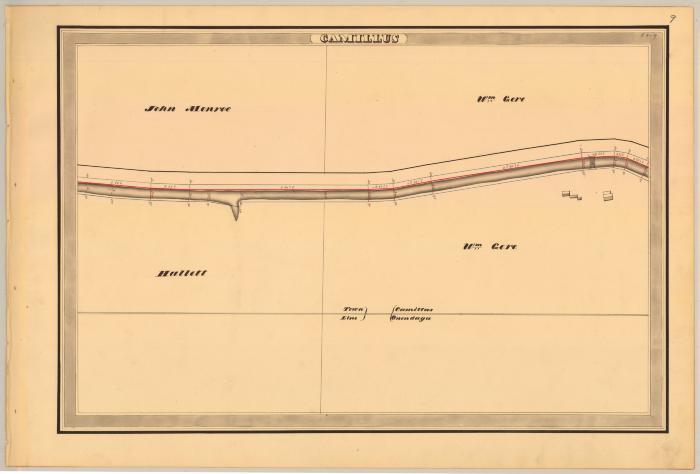 Erie Canal Survey, Camillus showing Hallett and Gere