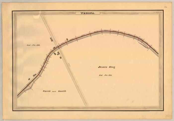 Erie Canal Survey, Verona showing Covell and King 