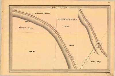 Erie Canal Survey, Manlius showing Kinne and Ding