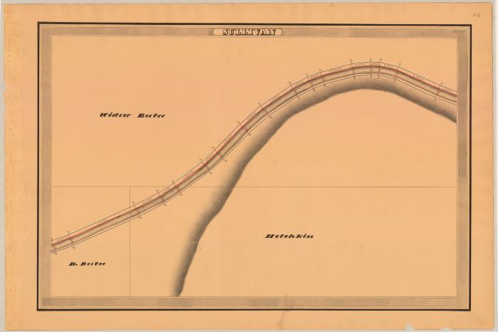 Erie Canal Survey, Sullivan showing Beebee and Hotchkiss