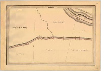 Erie Canal Survey, Rome showing Wescott and Wood Creek 