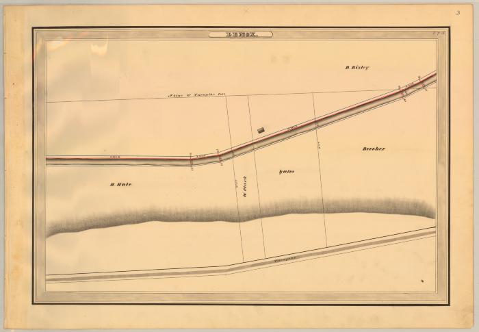 Erie Canal Survey, Lenox showing Rizley and Beecher