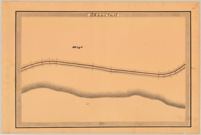 Erie Canal Survey, Sullivan showing Hoyt