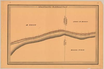 Erie Canal Survey, Manlius and Sullivan showing County Line