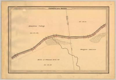 Erie Canal Survey, Verona and Rome showing Gold, Lawrence and Town Line 