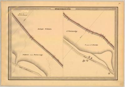 Erie Canal Survey, Rome and Whitestown showing Tibbits and Van Courtland 