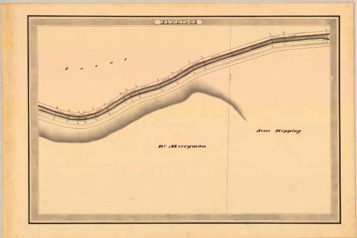 Erie Canal Survey, Elbridge showing Merryman and Hopping