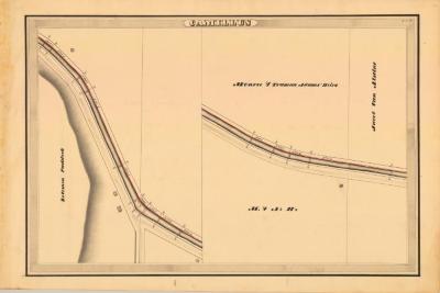 Erie Canal Survey, Camillus showing Paddock and Van Alstine