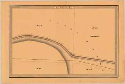 Erie Canal Survey, Manlius showing Cedar Swamp and Palmer