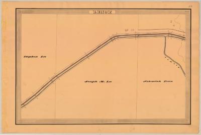 Erie Canal Survey, Lenox showing Lee and Town