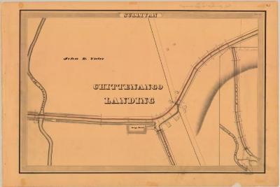 Erie Canal Survey, Sullivan showing Chittenango Landing and Chittenango Creek