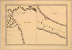Erie Canal Survey, Danube showing two views of Canal and Freer 