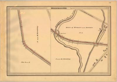 Erie Canal Survey, Whitestown showing Sedaghqueda Creek and Mills 