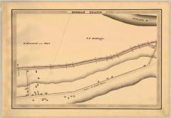 Erie Canal Survey, German Flatts showing Roads to Little Falls and Herkimer Village 