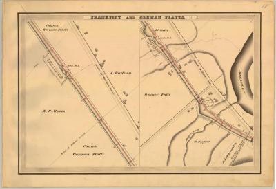 Erie Canal Survey, Frankfort and German Flats showing Dygerts Creek 