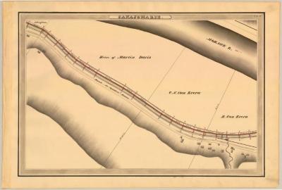 Erie Canal Survey, Canajoharie showing Davis and Van Evera 