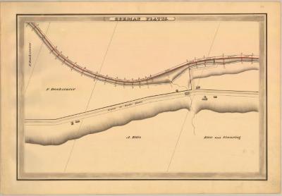 Erie Canal Survey, German Flatts showing Dockstater and Ellis 