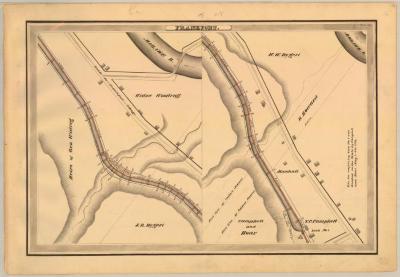 Erie Canal Survey, Frankfort showing Woodruff and Dygert 