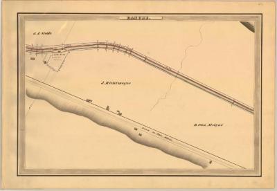 Erie Canal Survey, Danube showing Richtmeyer, Van Alstyne and Road to Fort Plain 
