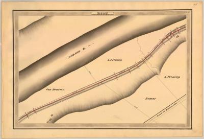 Erie Canal Survey, Root showing Prentup and Remur 