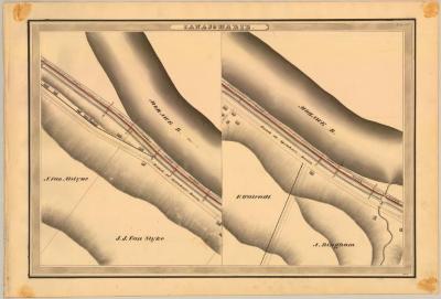 Erie Canal Survey, Canajoharie showing Van Slyke and Bingham 