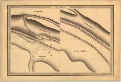 Erie Canal Survey, Minden showing two views of Canal, Mohawk River and Dam 
