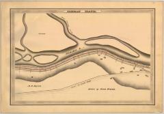 Erie Canal Survey, German Flatts showing Mohawk River and West Canada Creek 