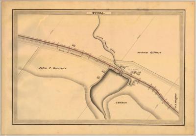 Erie Canal Survey, Utica showing Starch Factory and Starch Factory Creek 