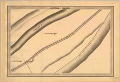 Erie Canal Survey, Little Falls showing Mohawk River and Bellinger 