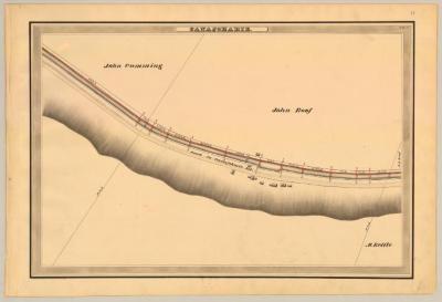 Erie Canal Survey, Canajoharie showing Cumming and Roof 