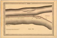 Erie Canal Survey, Root showing Gneiss Rock and information about a cave 