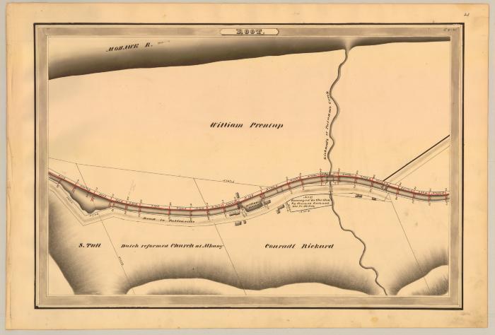 Erie Canal Survey, Root showing Willow Basin and Creek 