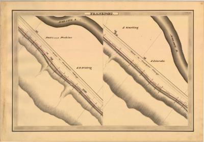 Erie Canal Survey, Frankfort showing Widrig and Lincoln 